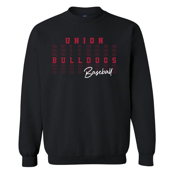 Union Bulldogs Baseball Fundamental Fleece Crew; $26.99