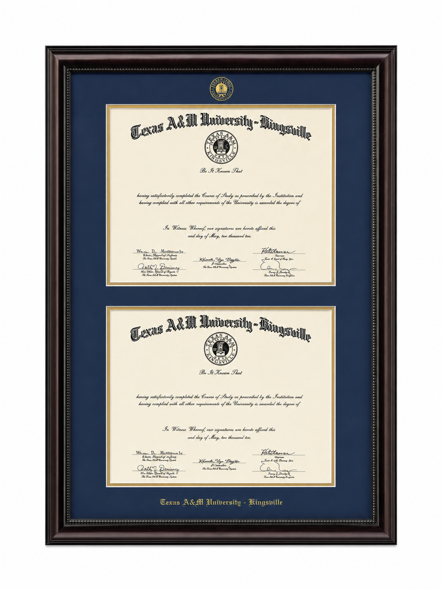 Product image 1 of 1 for Classic Double Window Diploma Frame