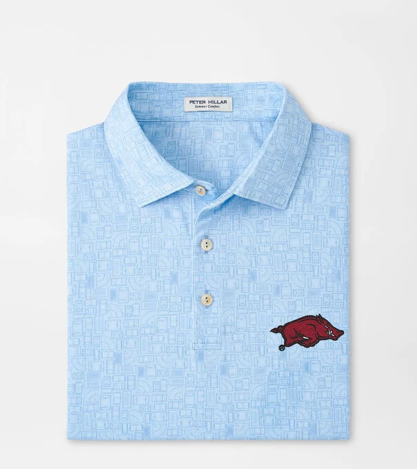 image of: Arkansas Razorbacks Peter Millar Out of Bounds Performance Jersey
