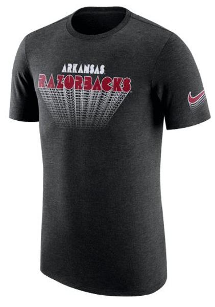 Arkansas Razorbacks Nike Layered Letter Short Sleeve Tee; $35.00