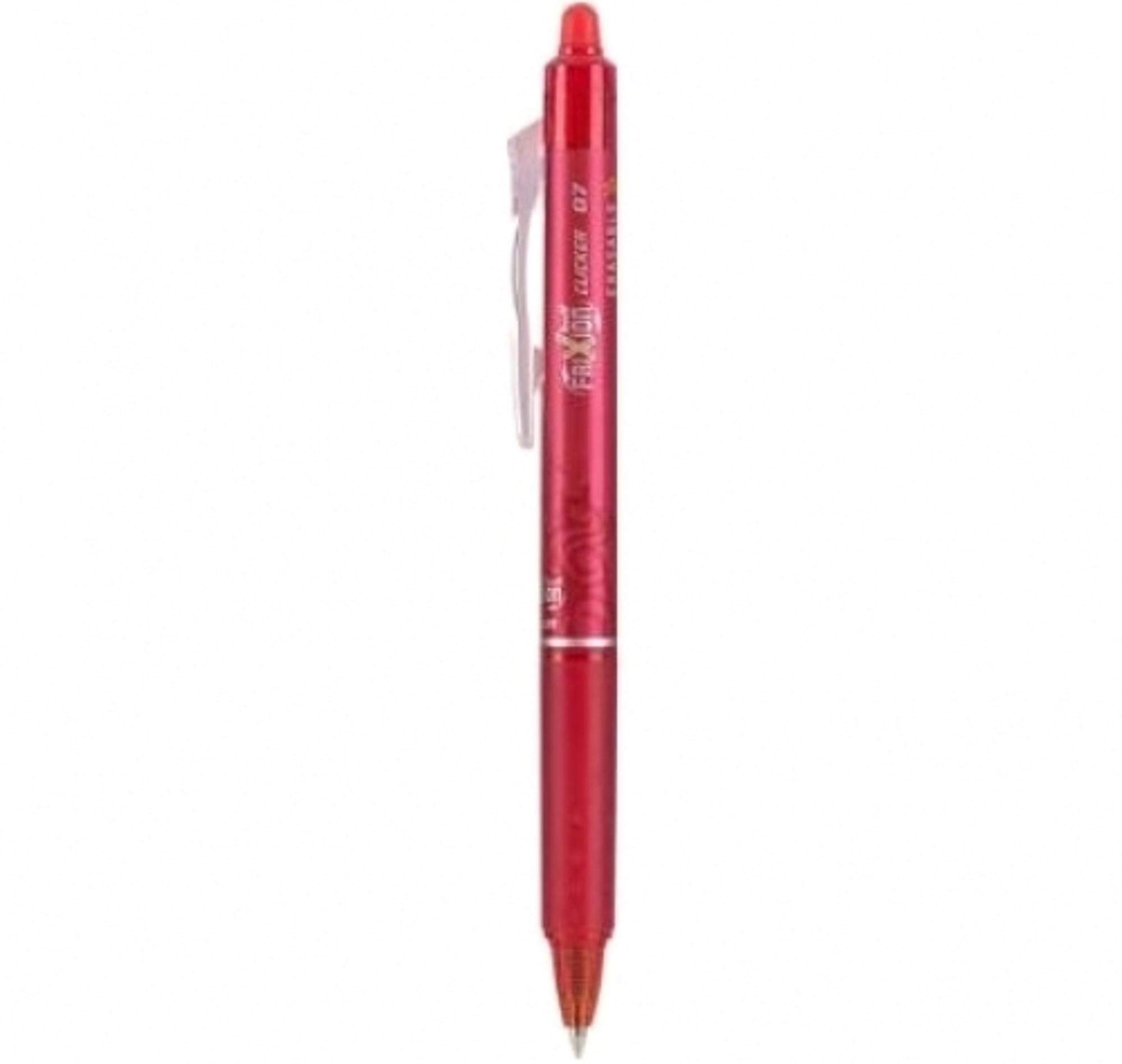 image of: Pilot FriXion Clicker Retractable Erasable Gel Pen Red, .7mm