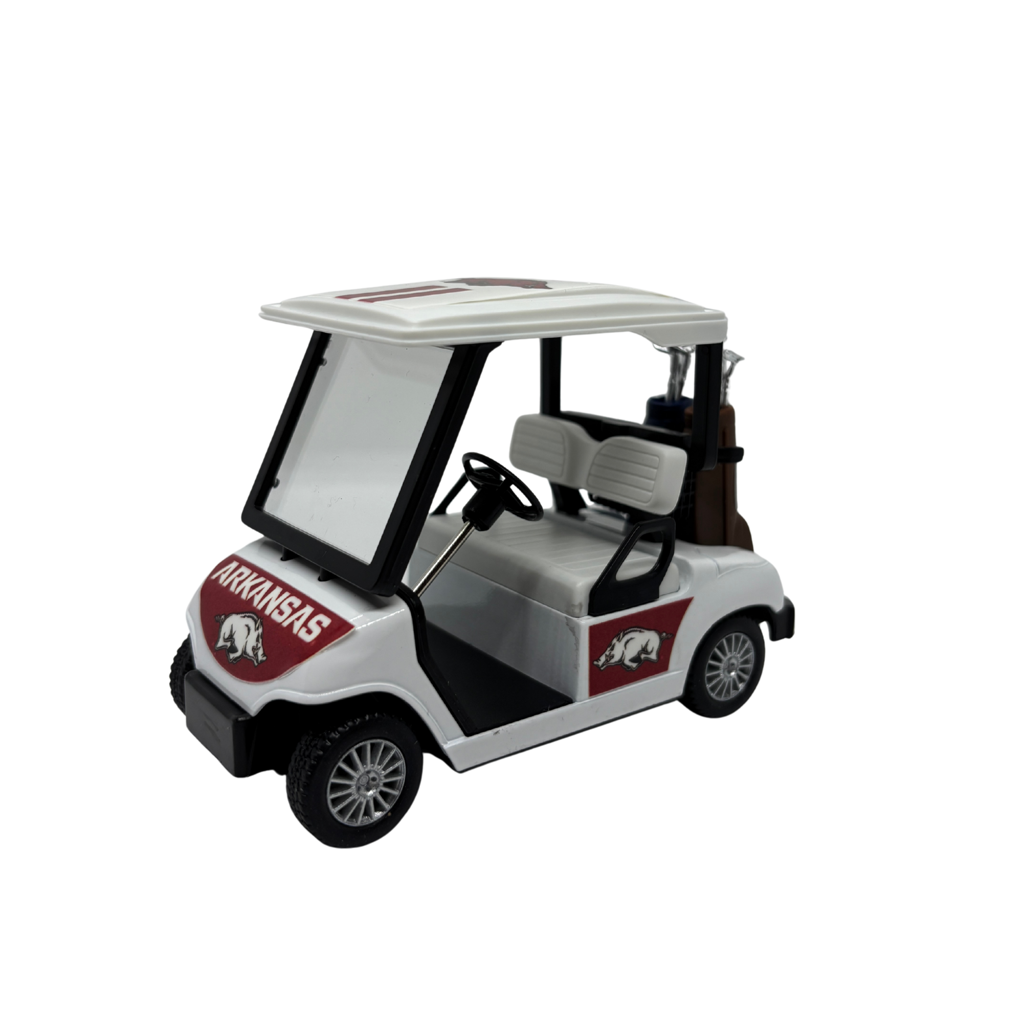 image of: Arkansas Razorbacks Toy Golf Cart