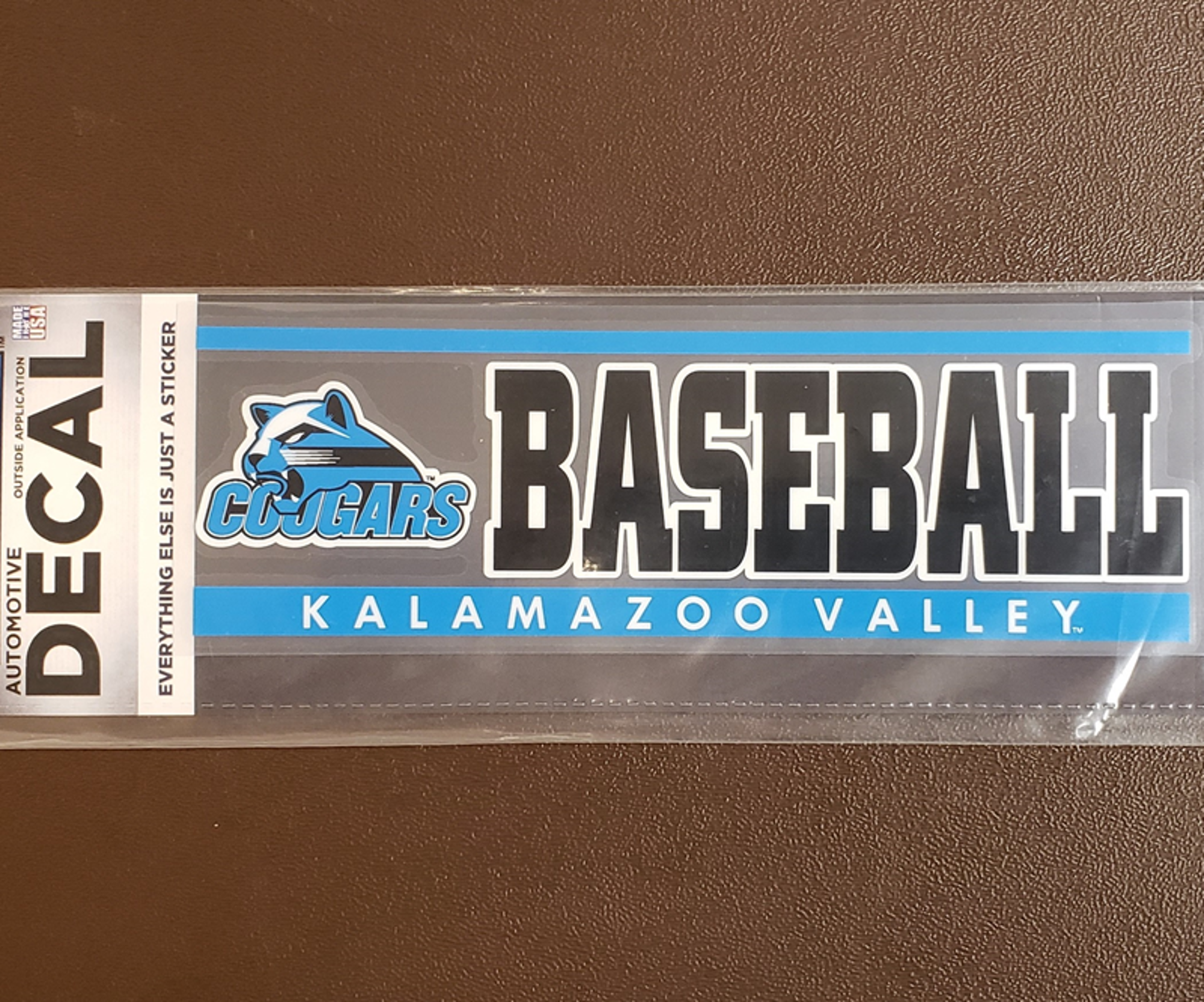 Kalamazoo Valley Baseball Decal