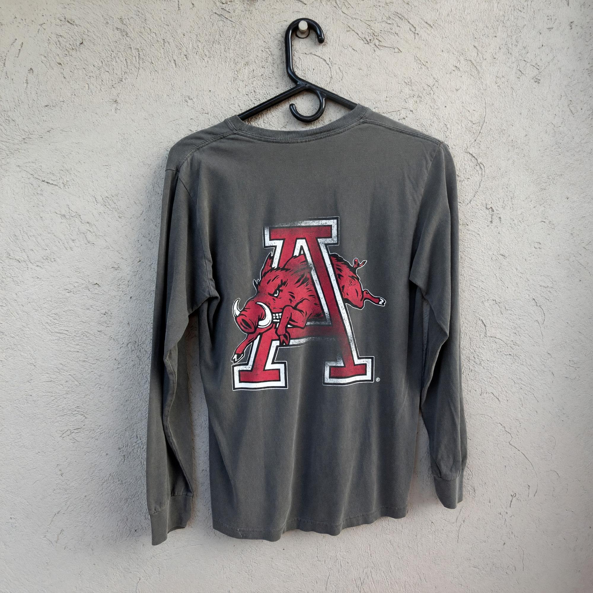 Product image 2 of 3 for Arkansas Razorbacks Hog Through the 'A' Long Sleeve Tee