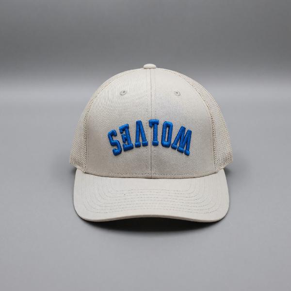 Upside Down Wolves Trucker Hat; $24.99