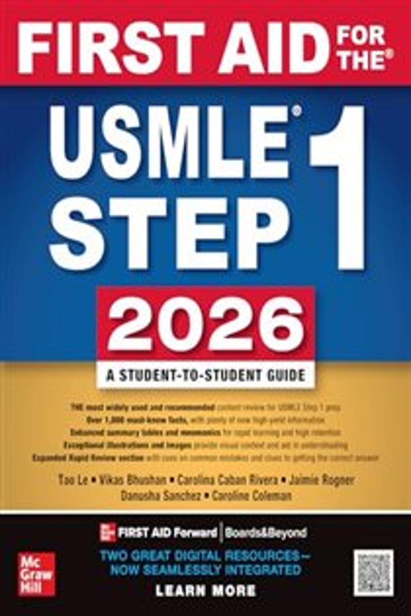 Cover image for First Aid for the USMLE Step 1: 2026