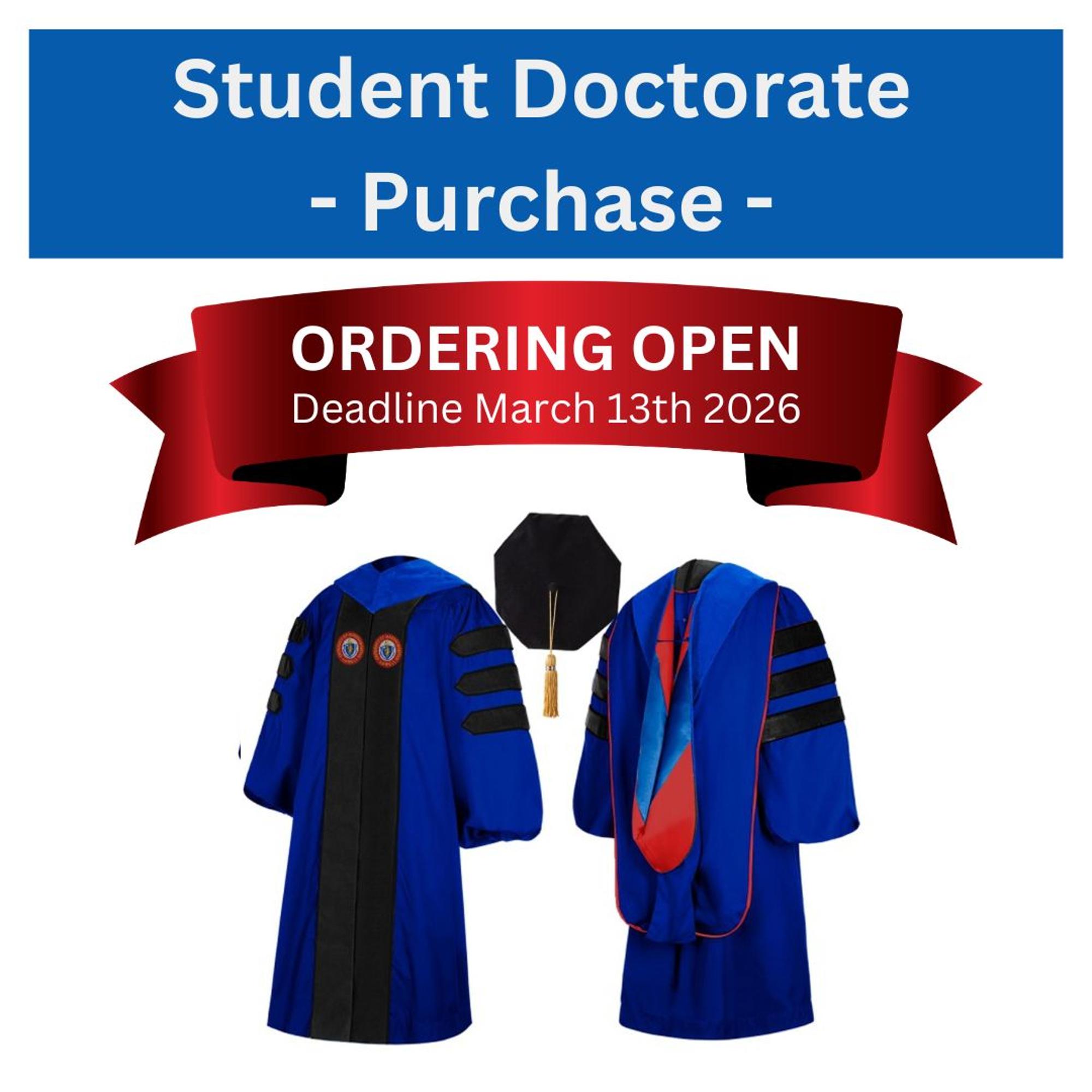 image of: Student Doctorate - PURCHASE