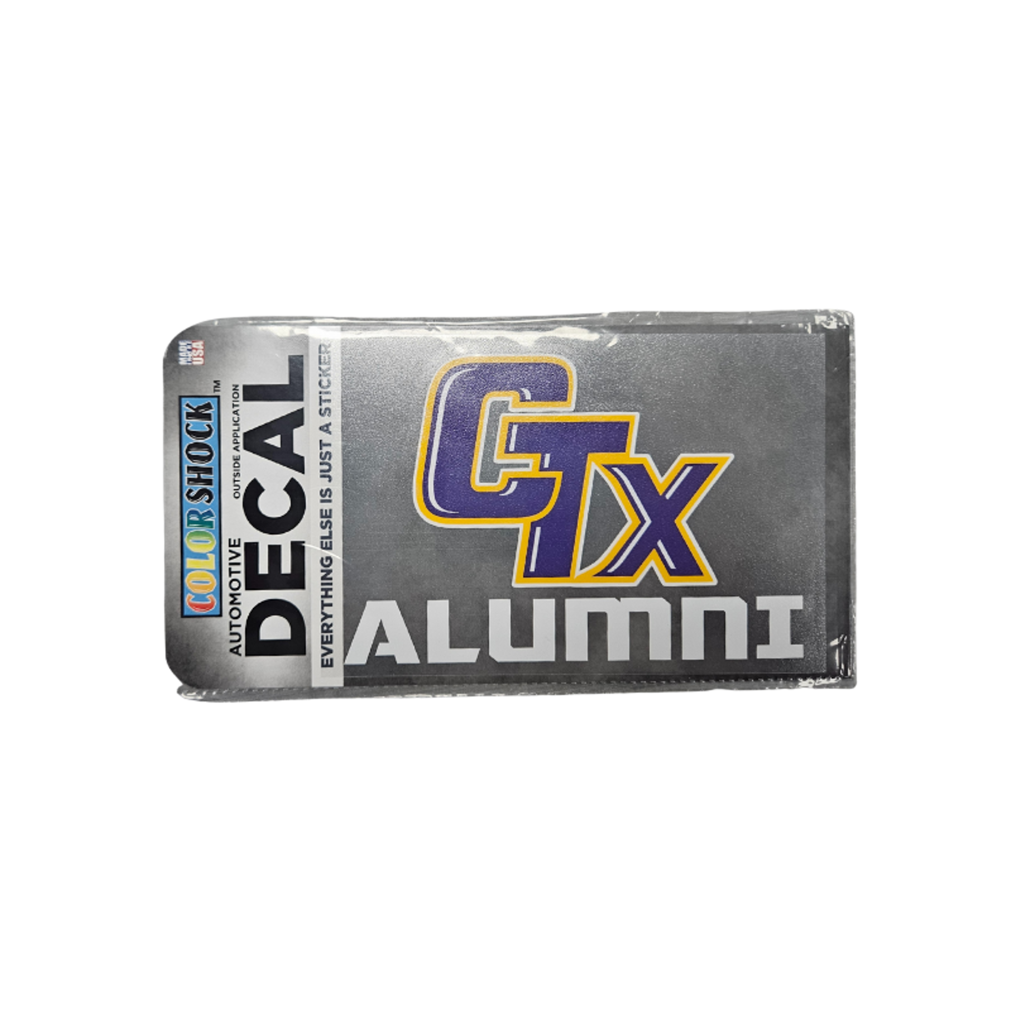 image of: Color Shock CTX Alumni Decal