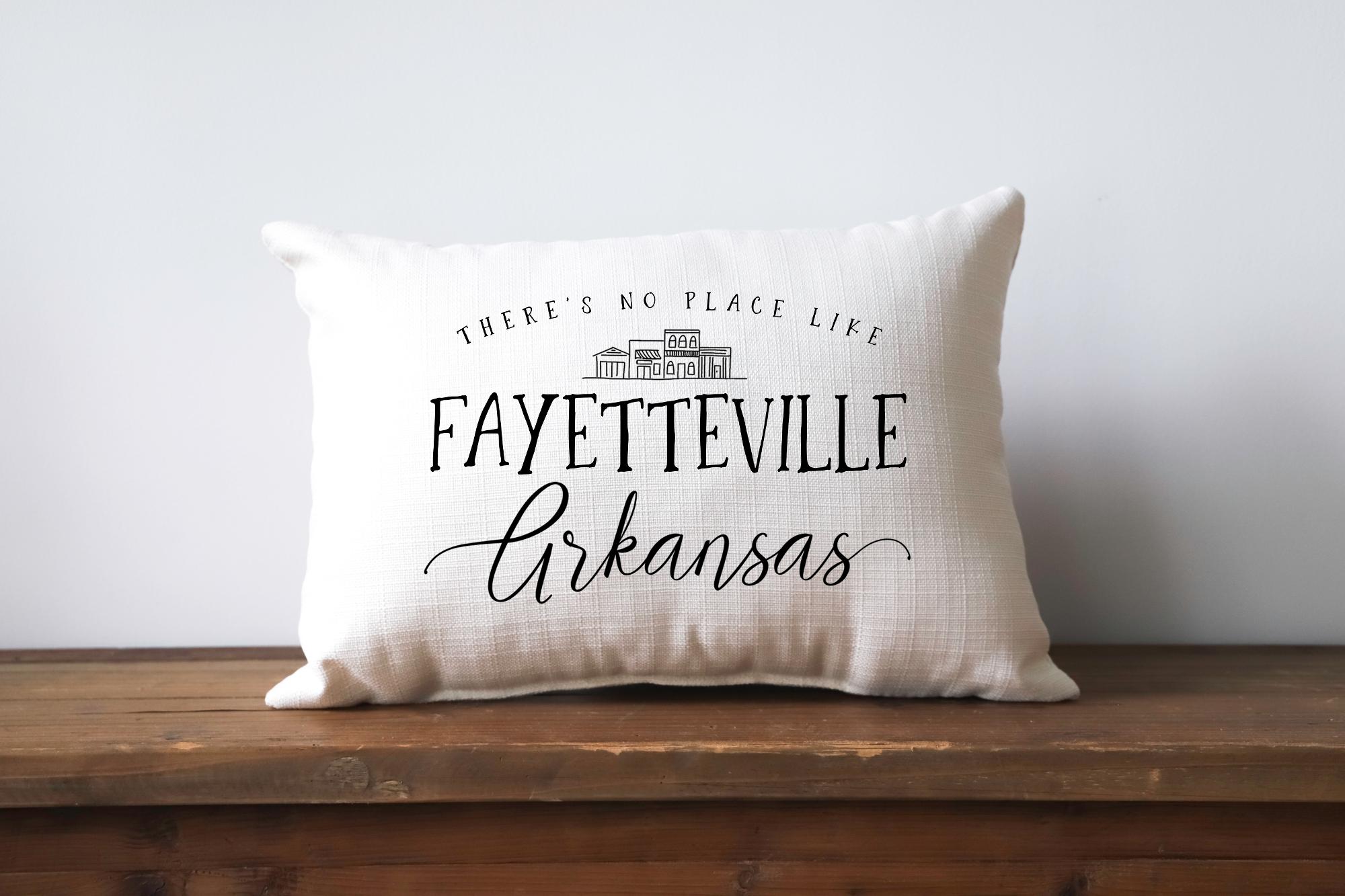 image of: There's No Place like Fayetteville Throw Pillow