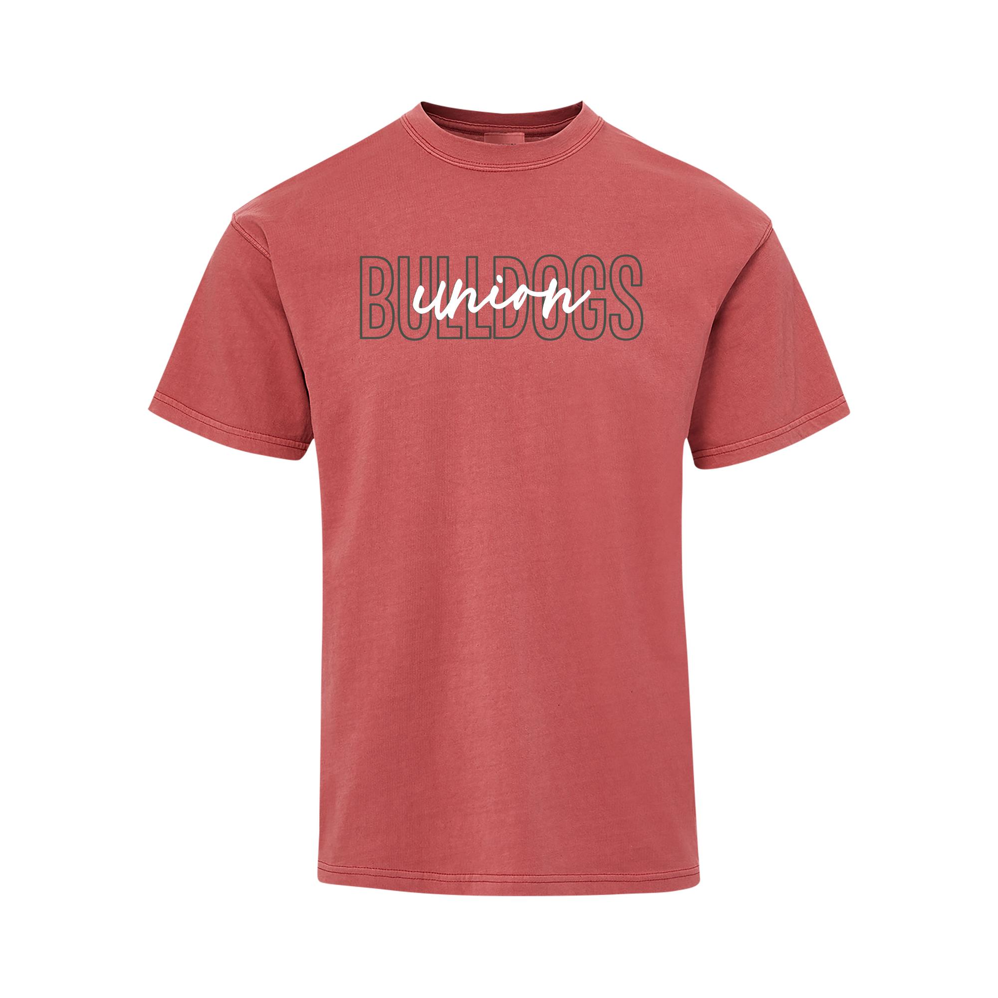 image of: Union Bulldogs Embroidered Coastal Color Tee