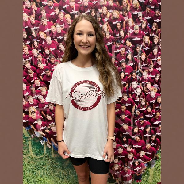 Henderson State Reddies Circle Heritage Tee; $48.99