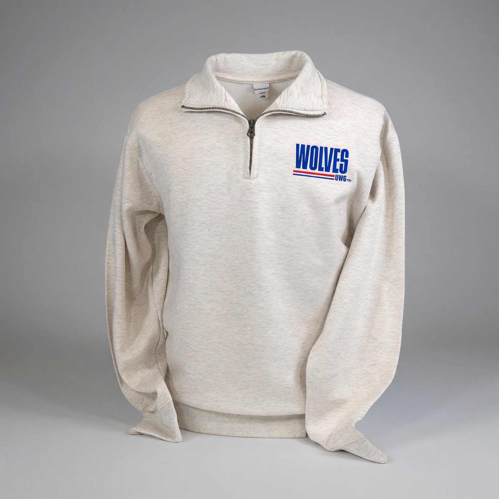 Variant 3 of 6 for BOLD WOLVES DAZZEL QUARTER ZIP SWEATSHIRT