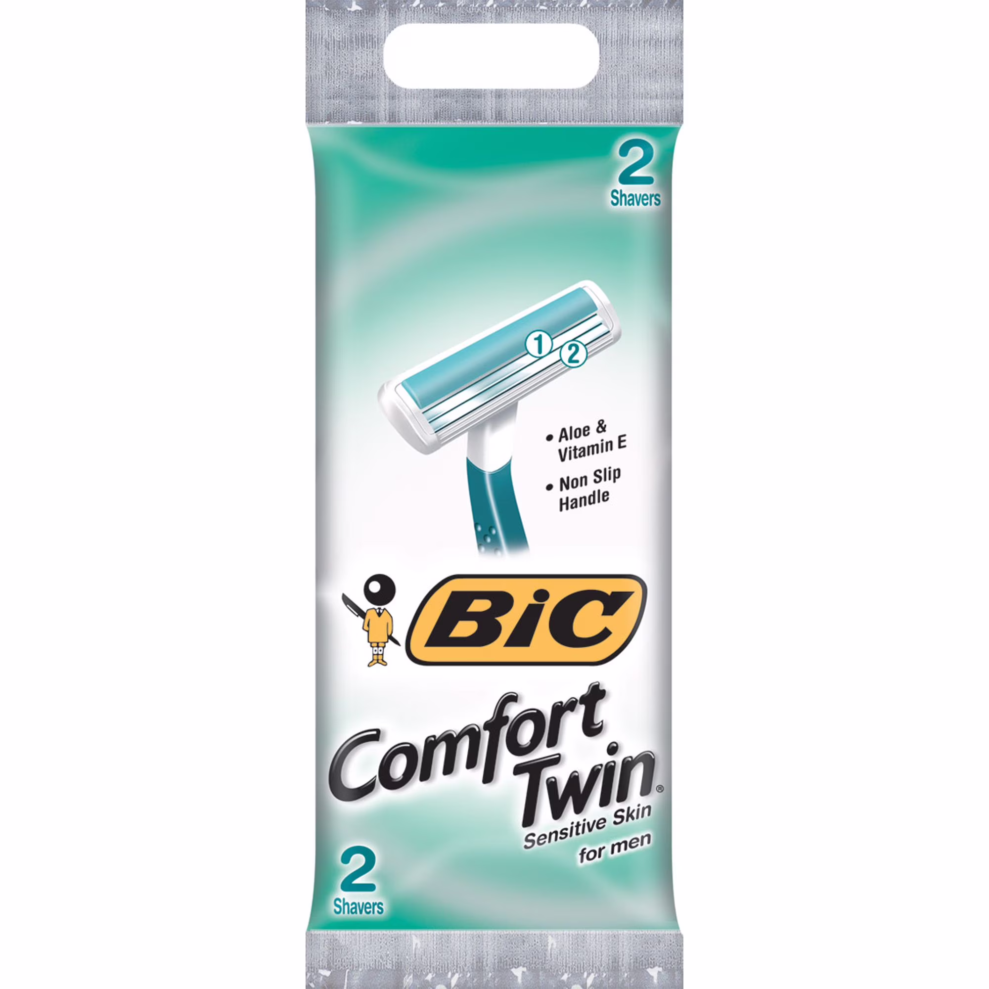 image of: BIC COMFORT TWIN MENS 2 CT