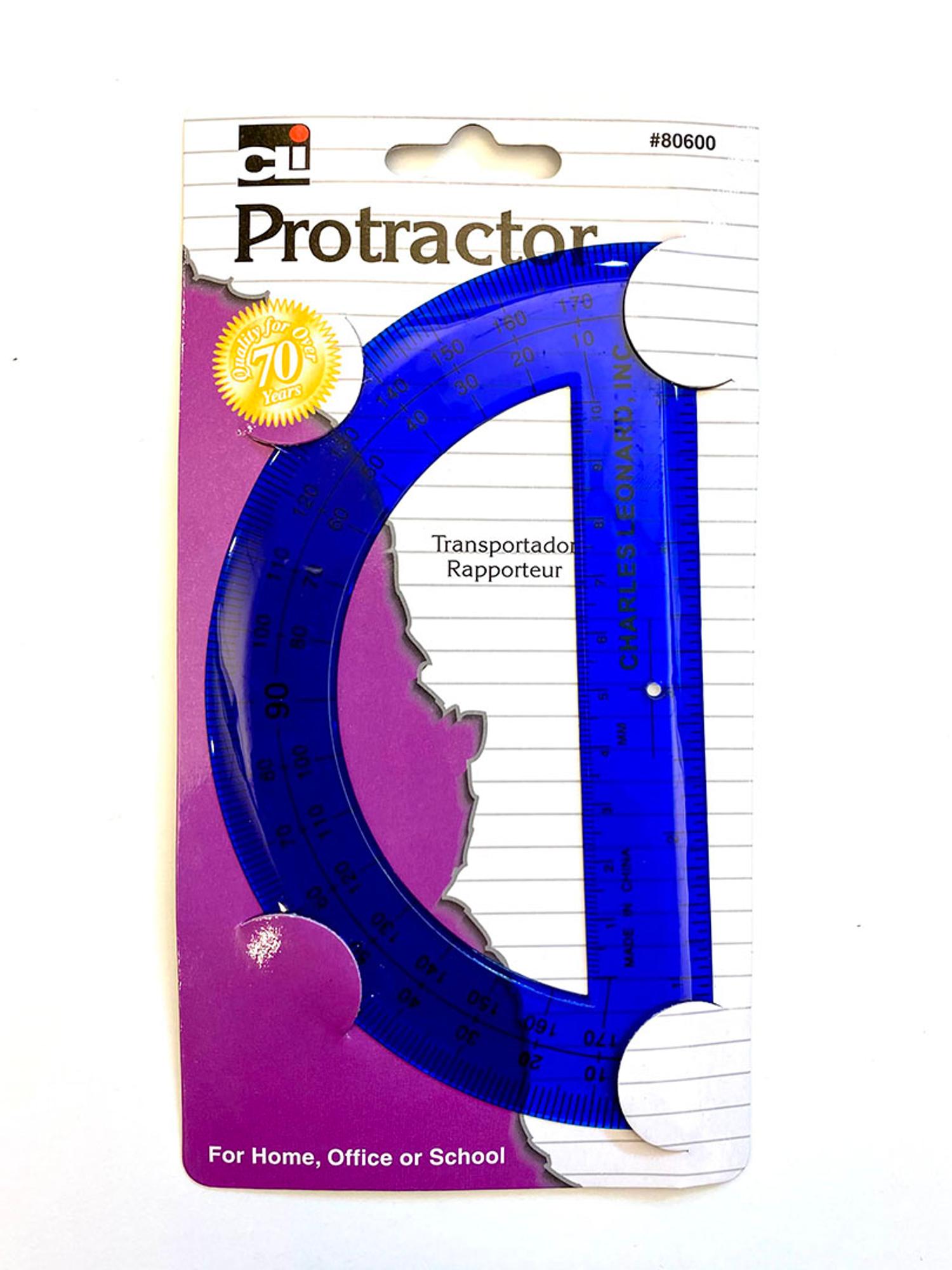 image of: CL 6" PROTRACTOR RULE