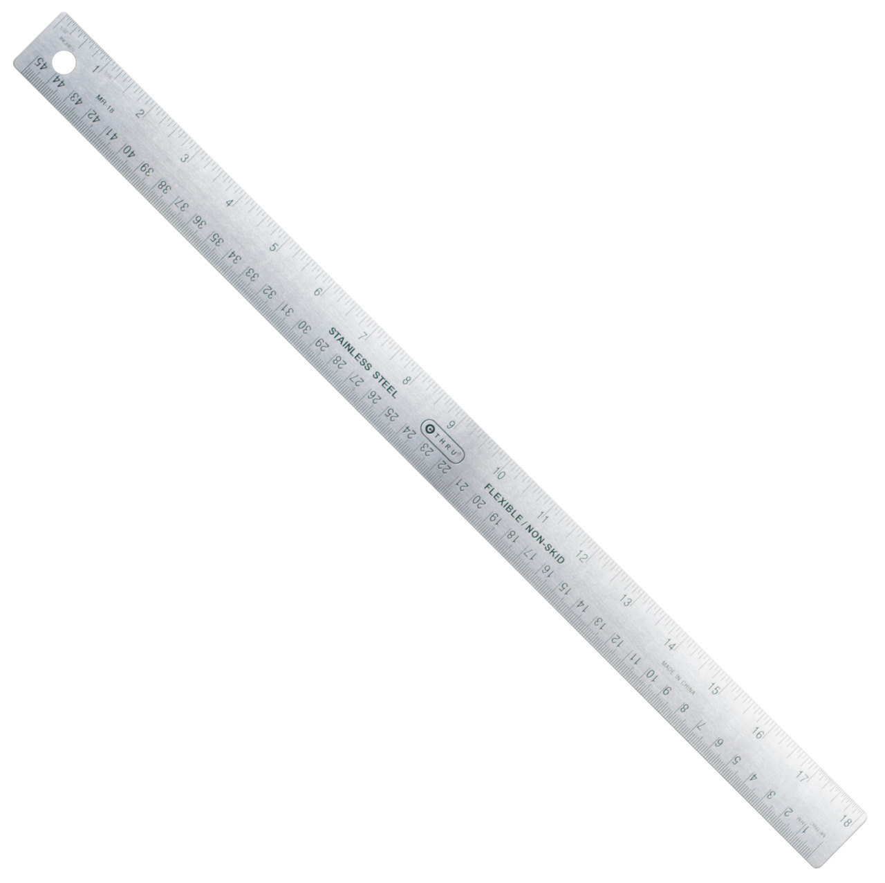 image of: C-Thru 18” Ruler Stainless Steel
