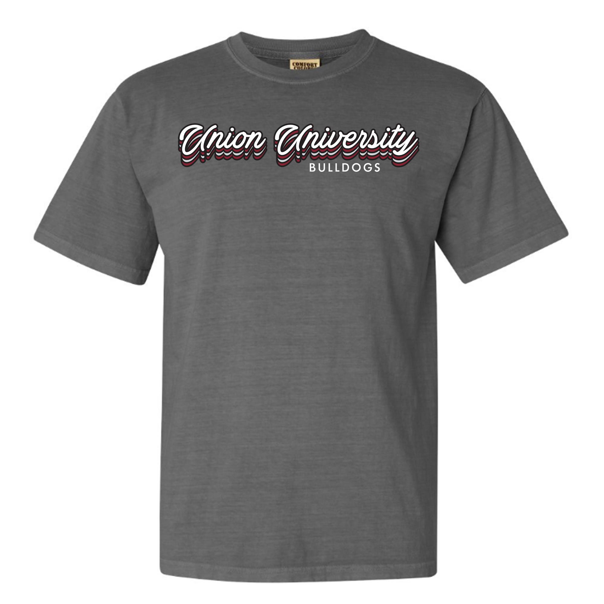 image of: Union University Bulldogs Stacked Comfort Colors Tee