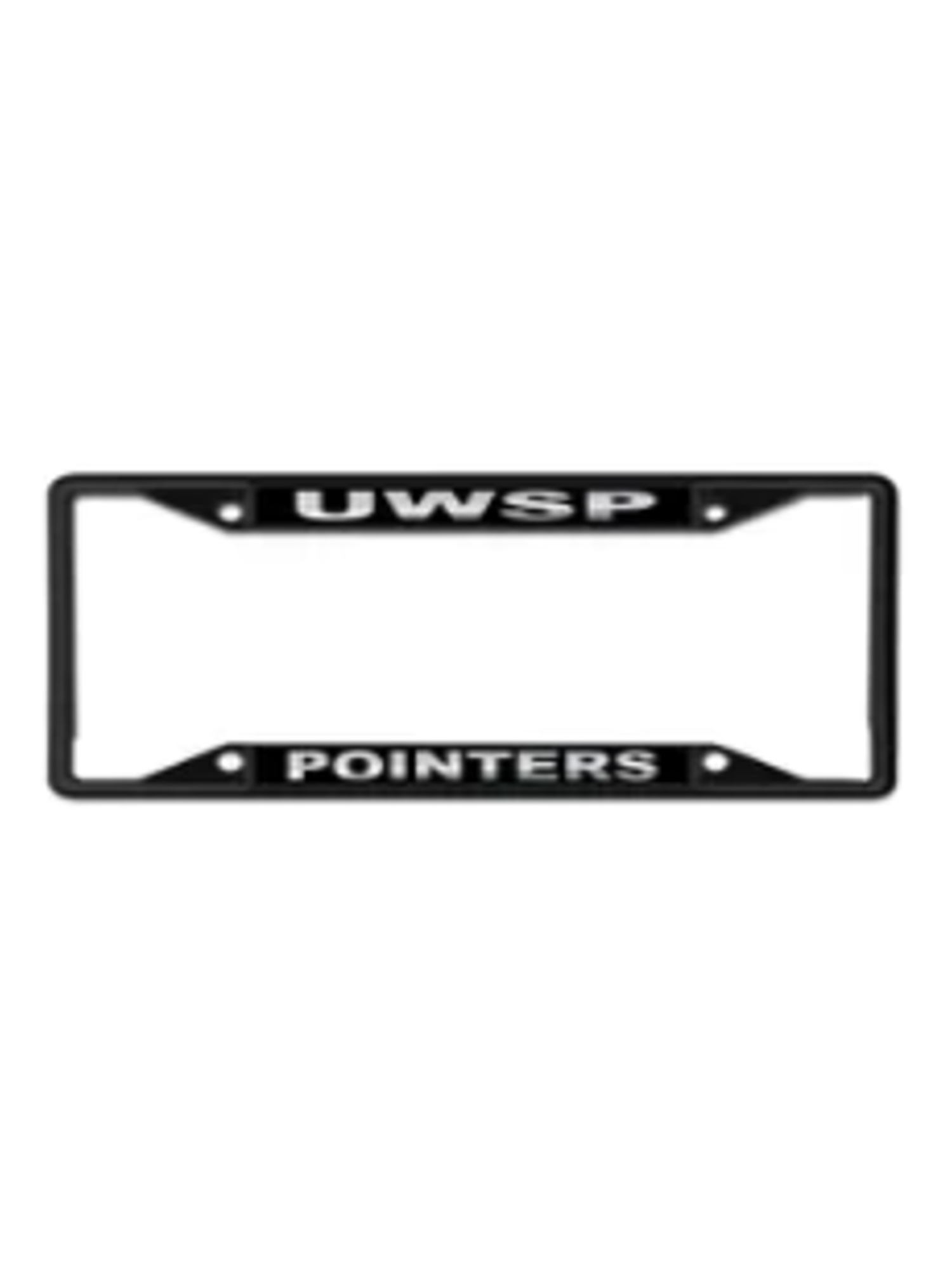 Product image 1 of 1 for UWSP License Plate Frame, Black