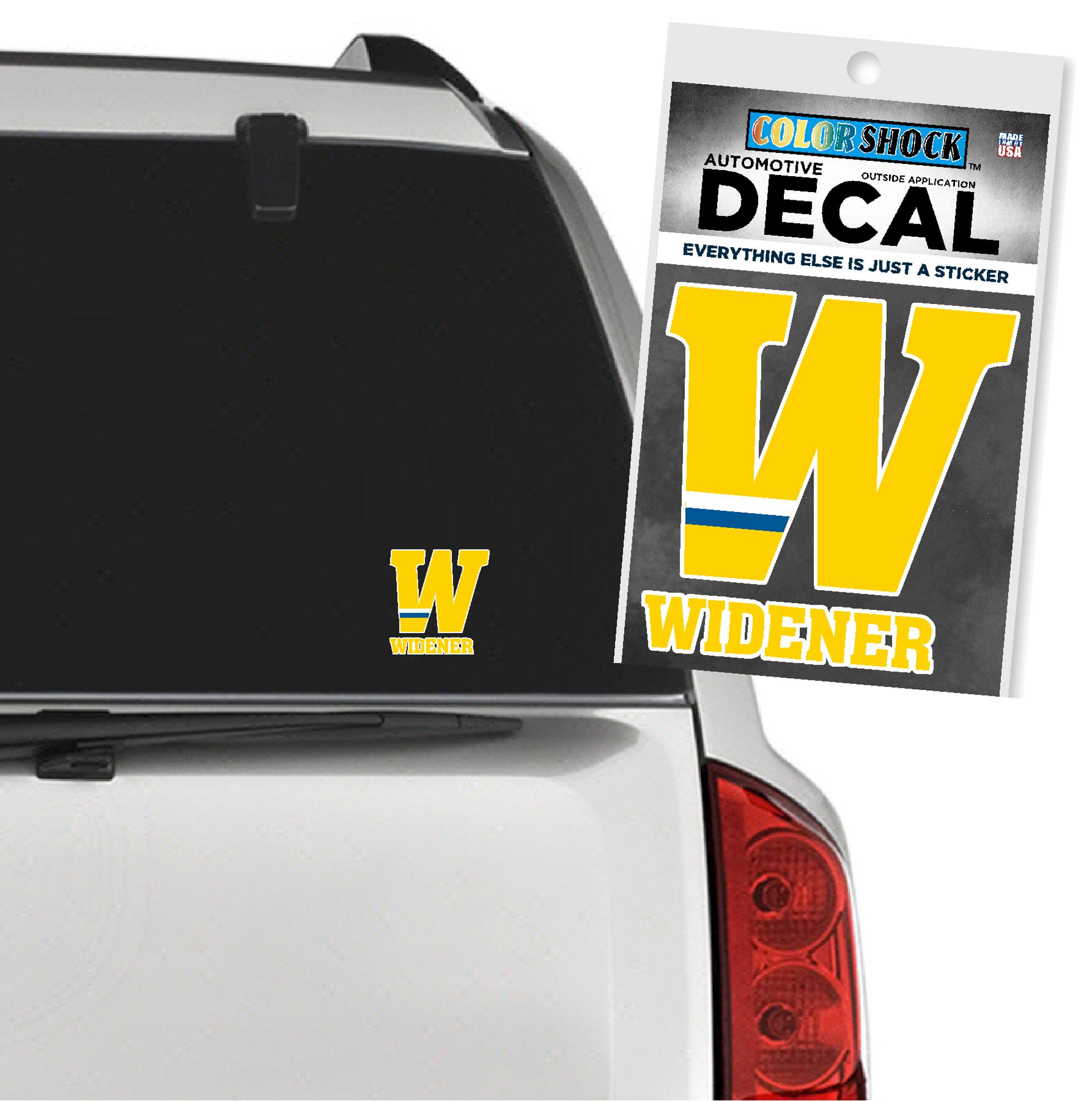 Product image 1 of 1 for Car Decal - W WIDENER