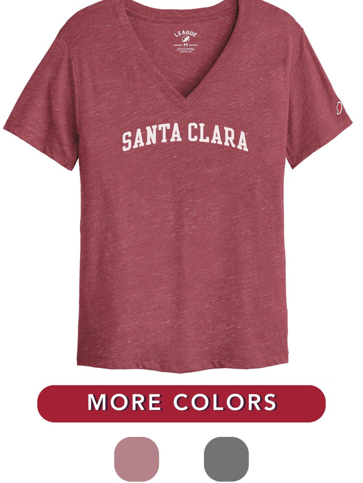 Product image 1 of 4 for Santa Clara Broncos Women's Intramural Boyfriend V-Neck Short Sleeve Tee