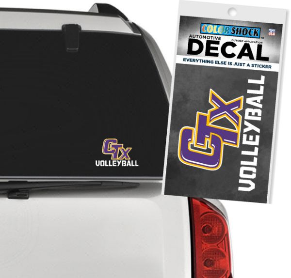 CTX Volleyball Decal; $6.99