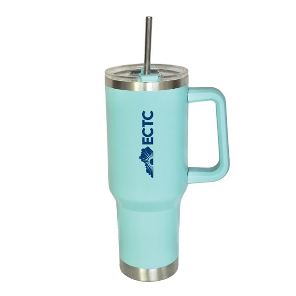 KECTC 40 OZ TUMBLER LT BLUE; $40.00