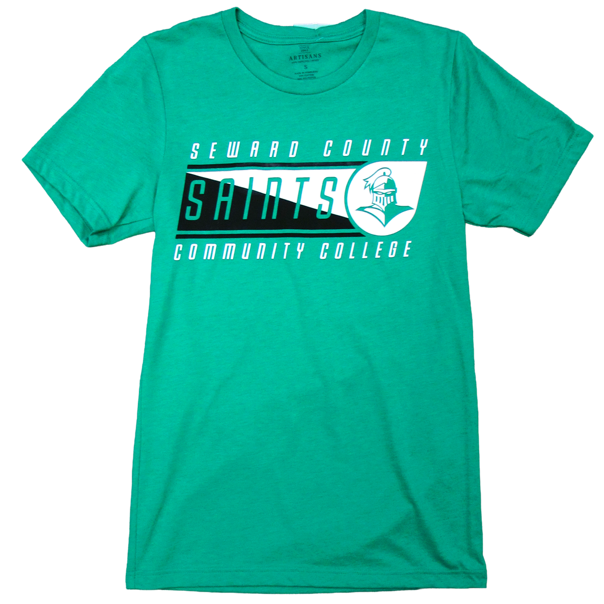 Product image 2 of 2 for ARTISANS Seward County Saints Louie Sideline Heather Kelly Softstyle Tee