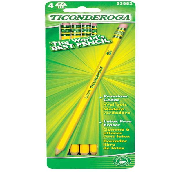 PENCIL #2 4 PACK; $3.49