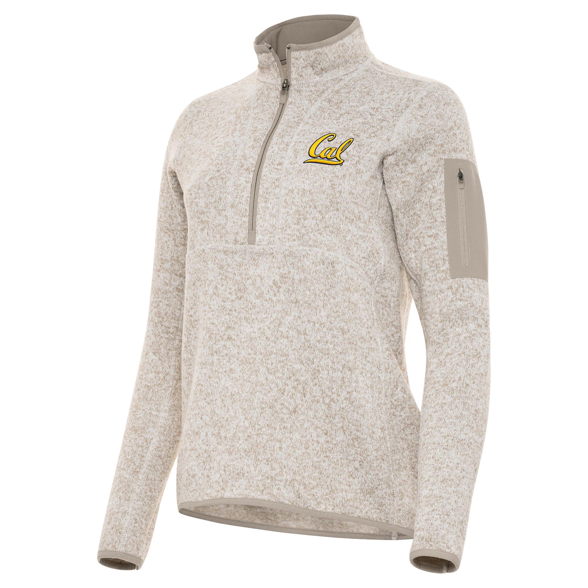 Product image 1 of 1 for Women's Antigua Fortune Quarter Zip Pullover Cal Logo