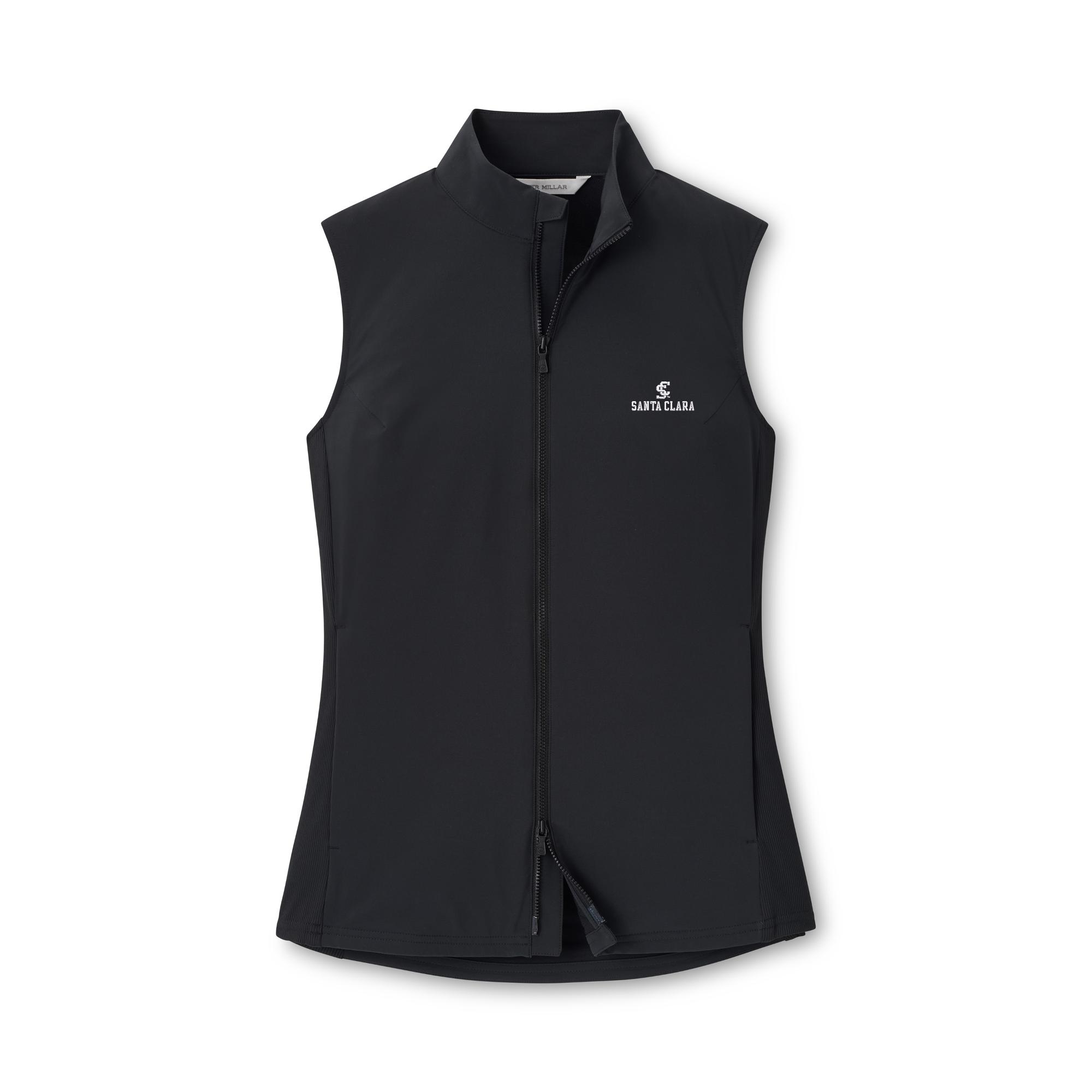Product image 1 of 1 for Santa Clara Broncos Peter Millar Ladies Dunes Vest, Black