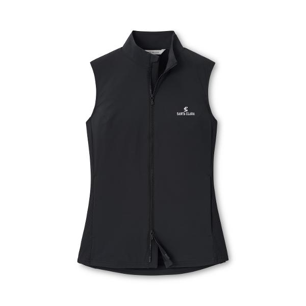 Santa Clara Broncos Peter Millar Ladies Dunes Vest, Black; $230.00