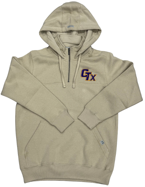 CTX Hooded Quarter Zip Sand; $84.99