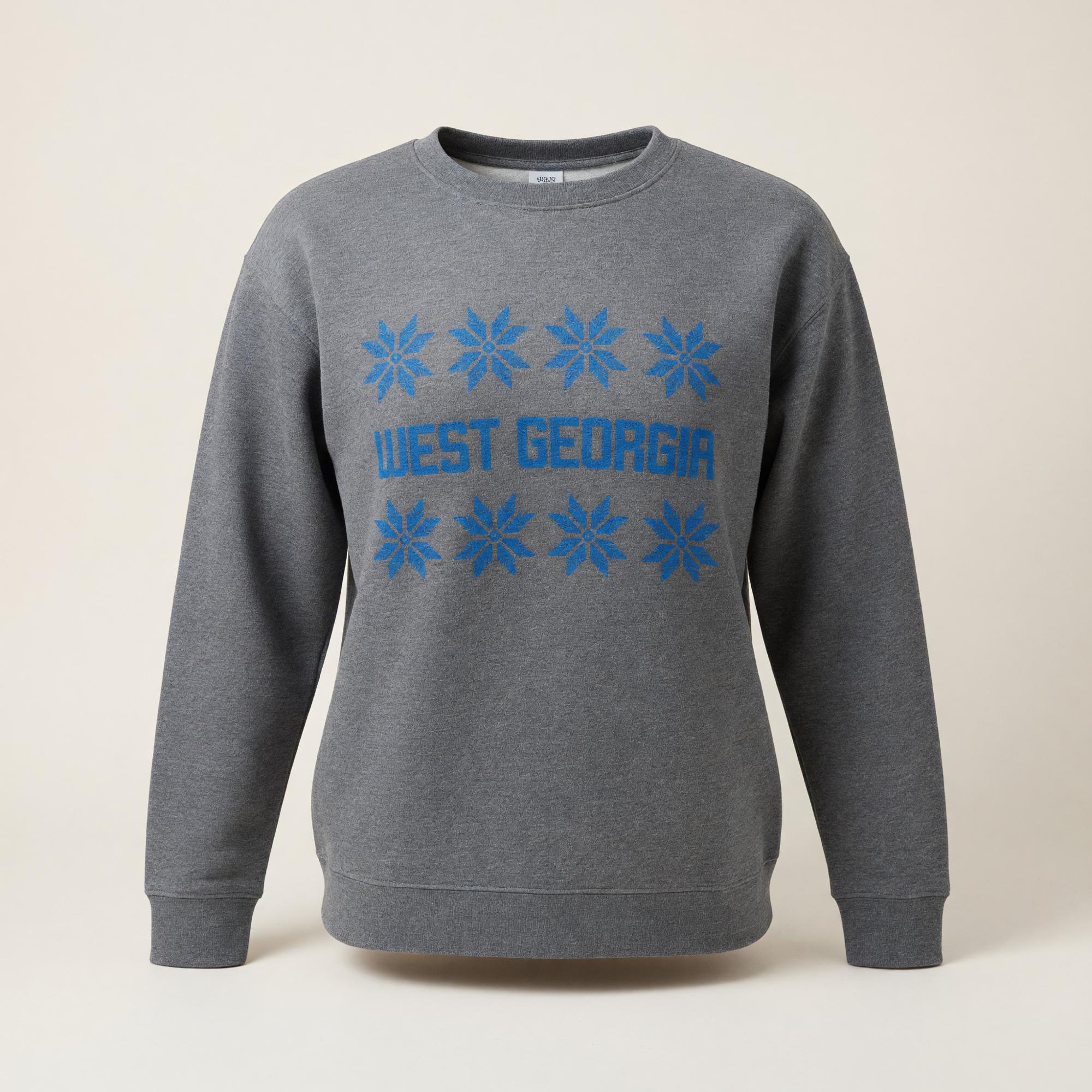 Variant 3 of 4 for UWG WINTER WEST SWEATSHIRT – YOUTH APPAREL – HEATHER GRAY