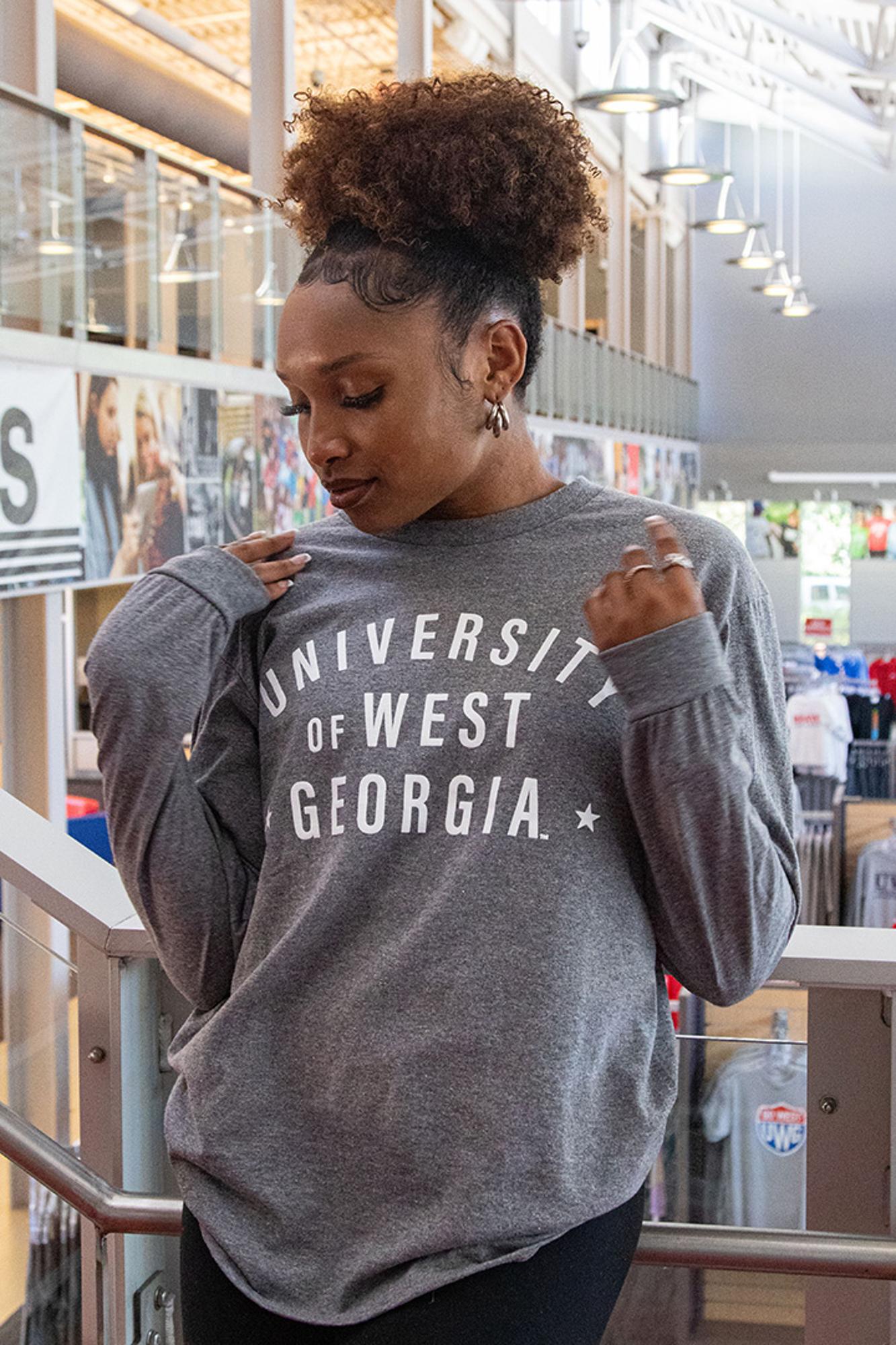 Product image 2 of 2 for UNIVERSITY OF WEST *GEORGIA* TEXT LONG SLEEVE
