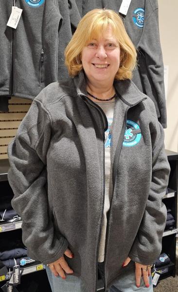 EMT CUSTOM FLEECE JACKET; $60.00
