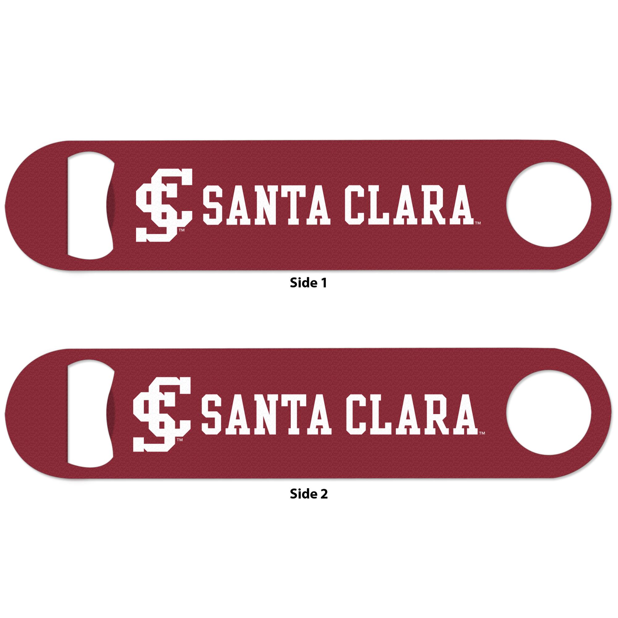 image of: Santa Clara Broncos Metal Bottle Opener, Red