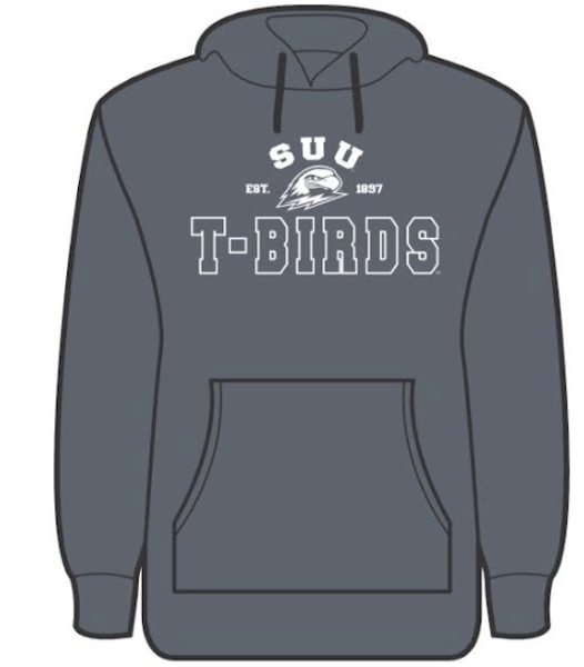 CI SPORT HOOD GRAY SUU/T-BIRDS 1897 DASH; $44.99