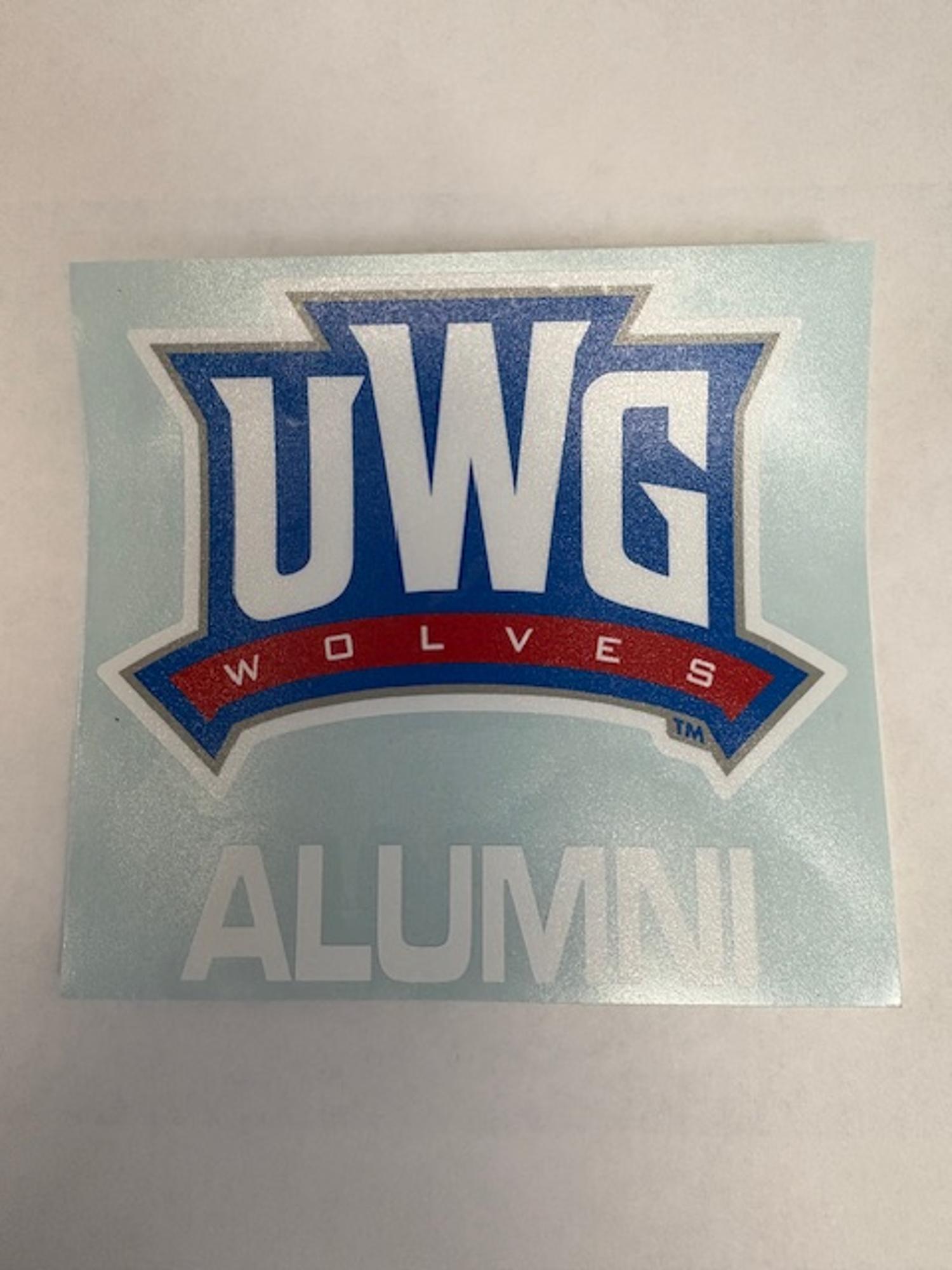 image of: ATHLETICS LOGO ALUMNI DECAL