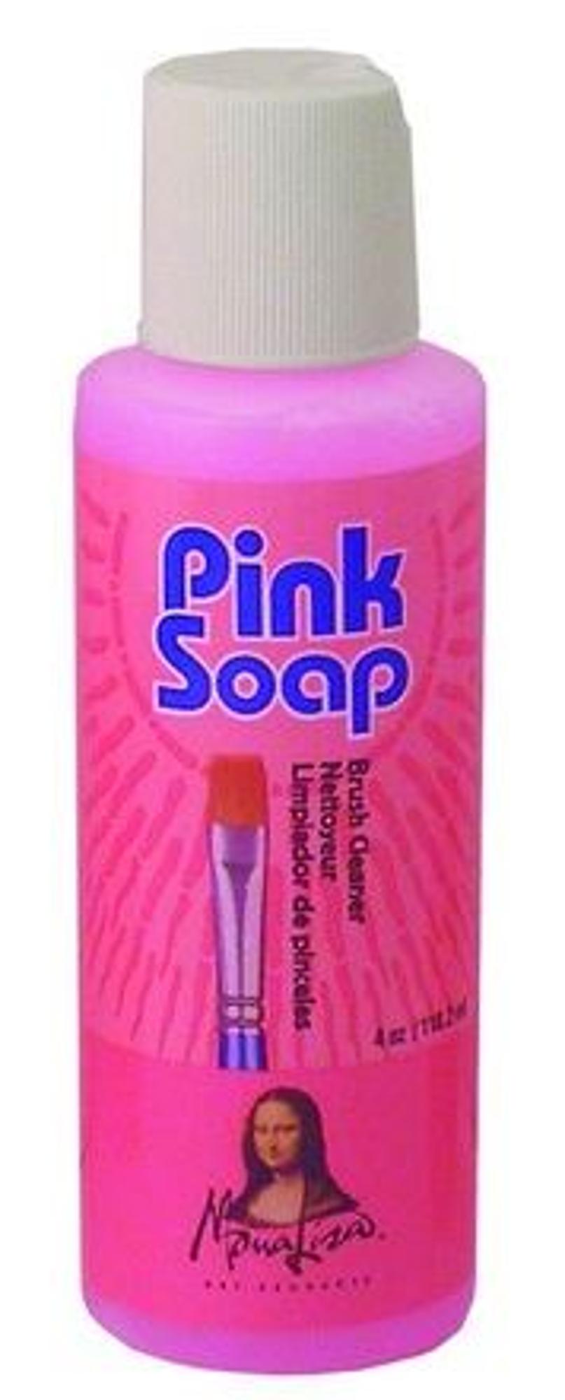 Mona Lisa Pink Soap Brush Cleaner Rebel Bookstore