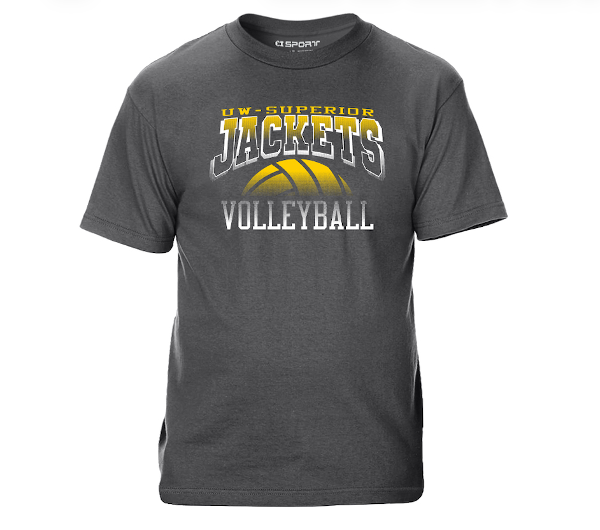 UWSU SS COMBINE VOLLEYBALL TSHIRT; $19.99