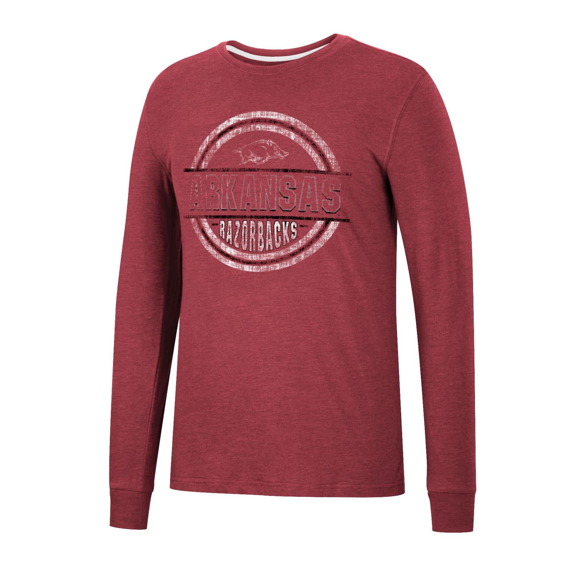 image of: MD25-Arkansas Razorbacks Webb Long Sleeve Tee - Cardinal