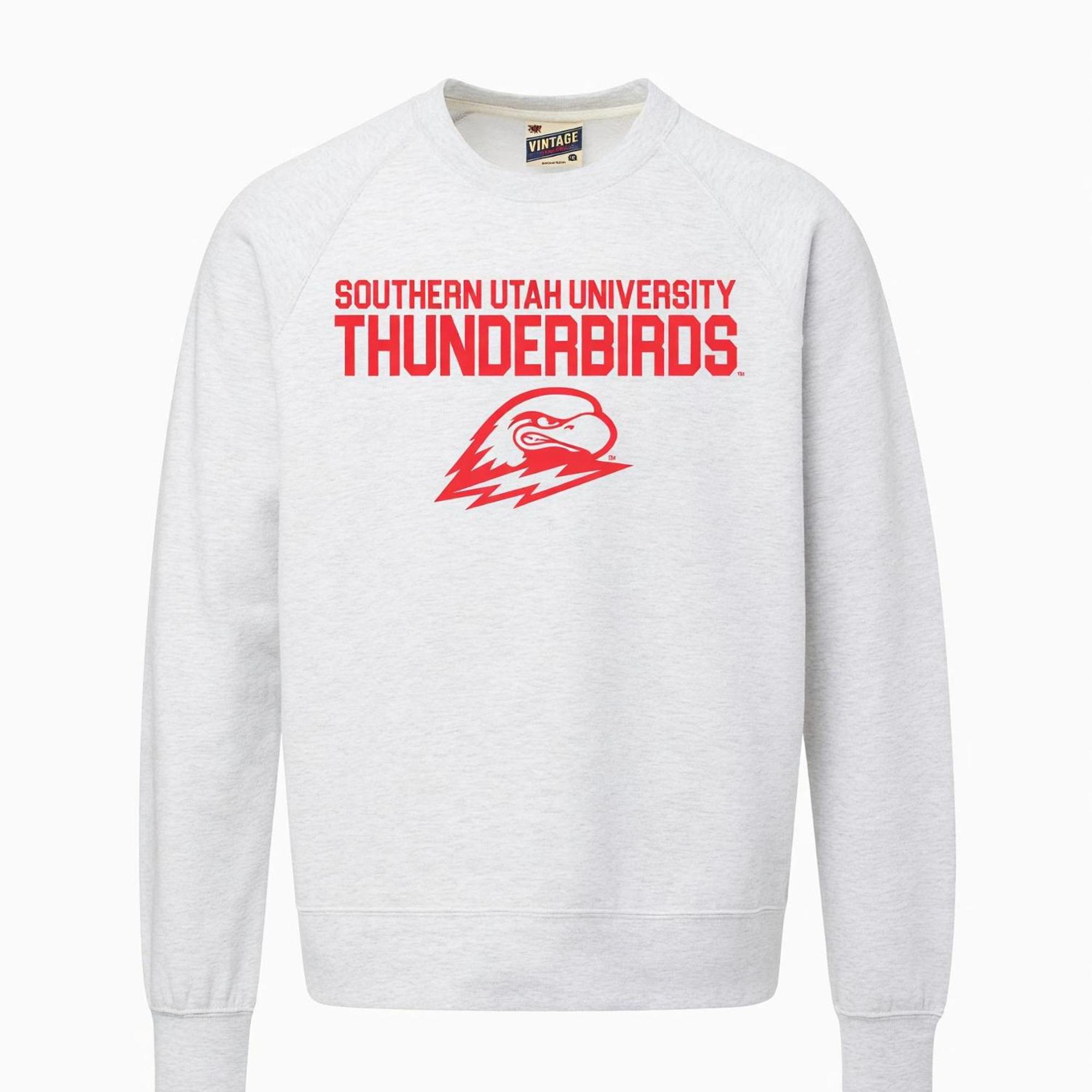 Product image 1 of 1 for MV Sport Southern Utah University Thunderbirds Vintage Fleece Crew