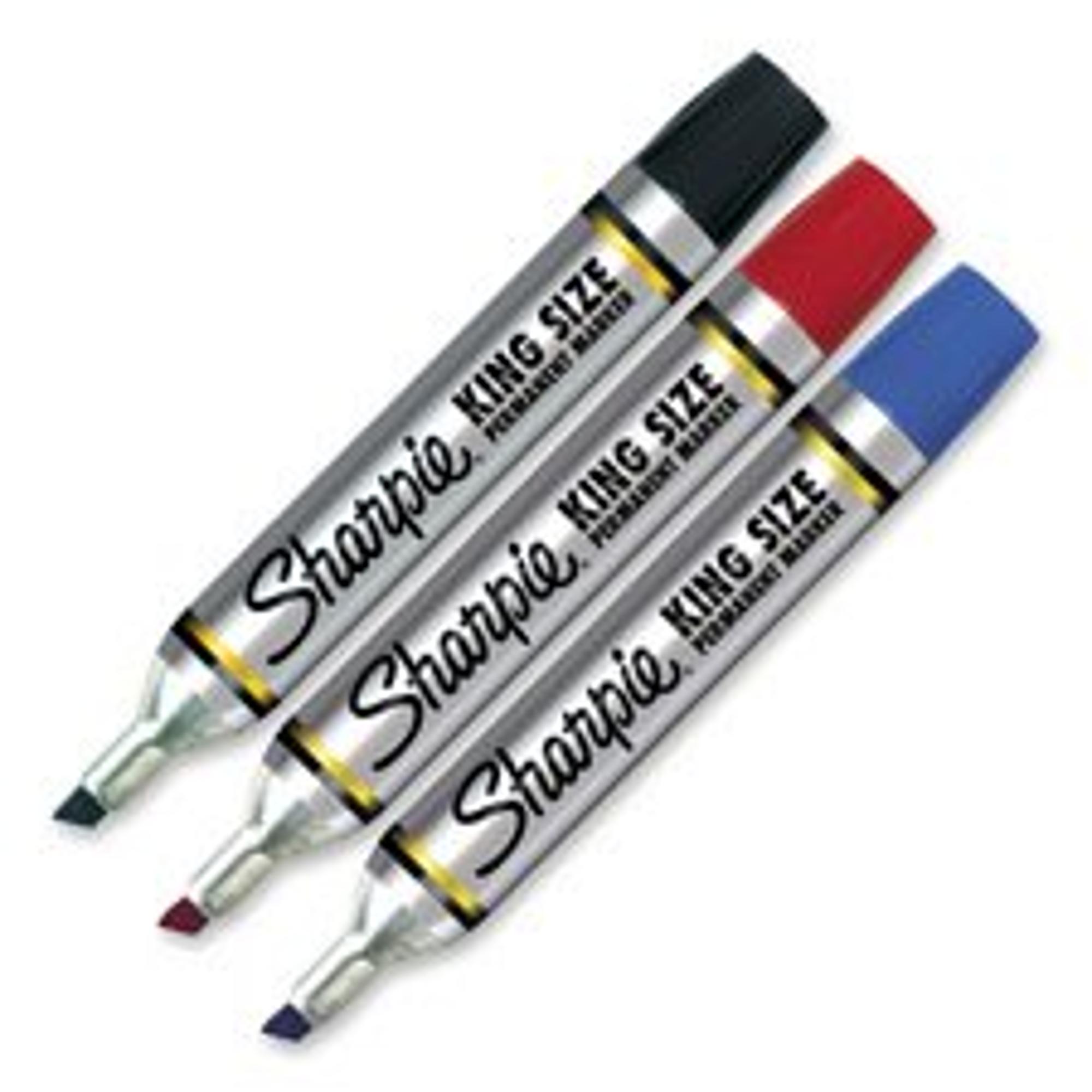 image of: Sharpie King Size Permanent Marker (Red)