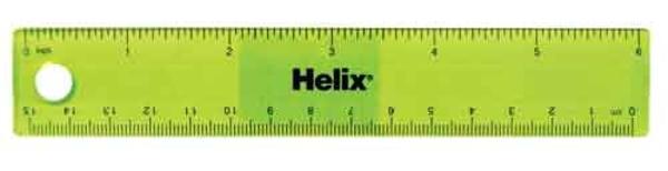 RULER 6" RINGBINDER; $0.99