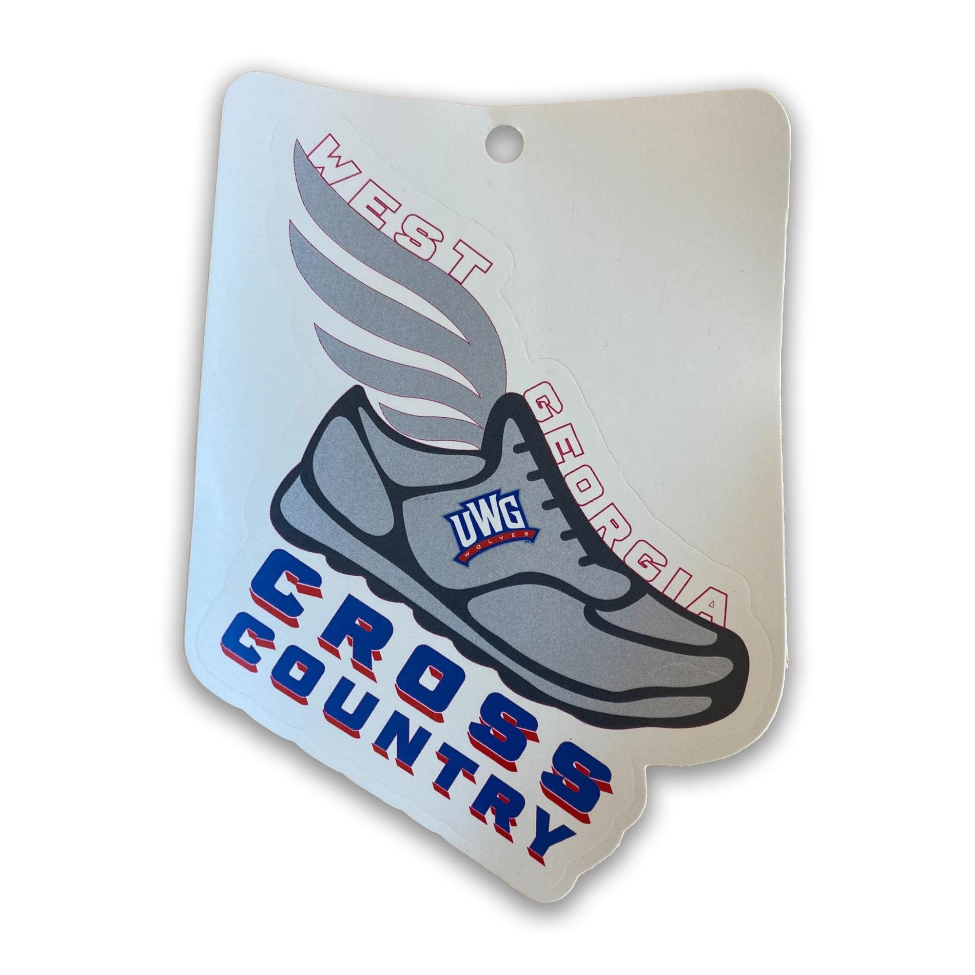 image of: UWG CROSS COUNTRY ATHLETICS STICKER