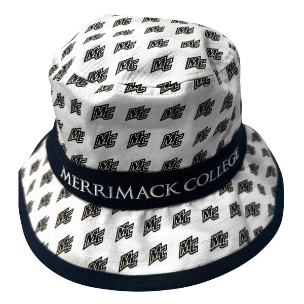Merrimack College Cotton Short-Brim Bucket Hat; $29.99