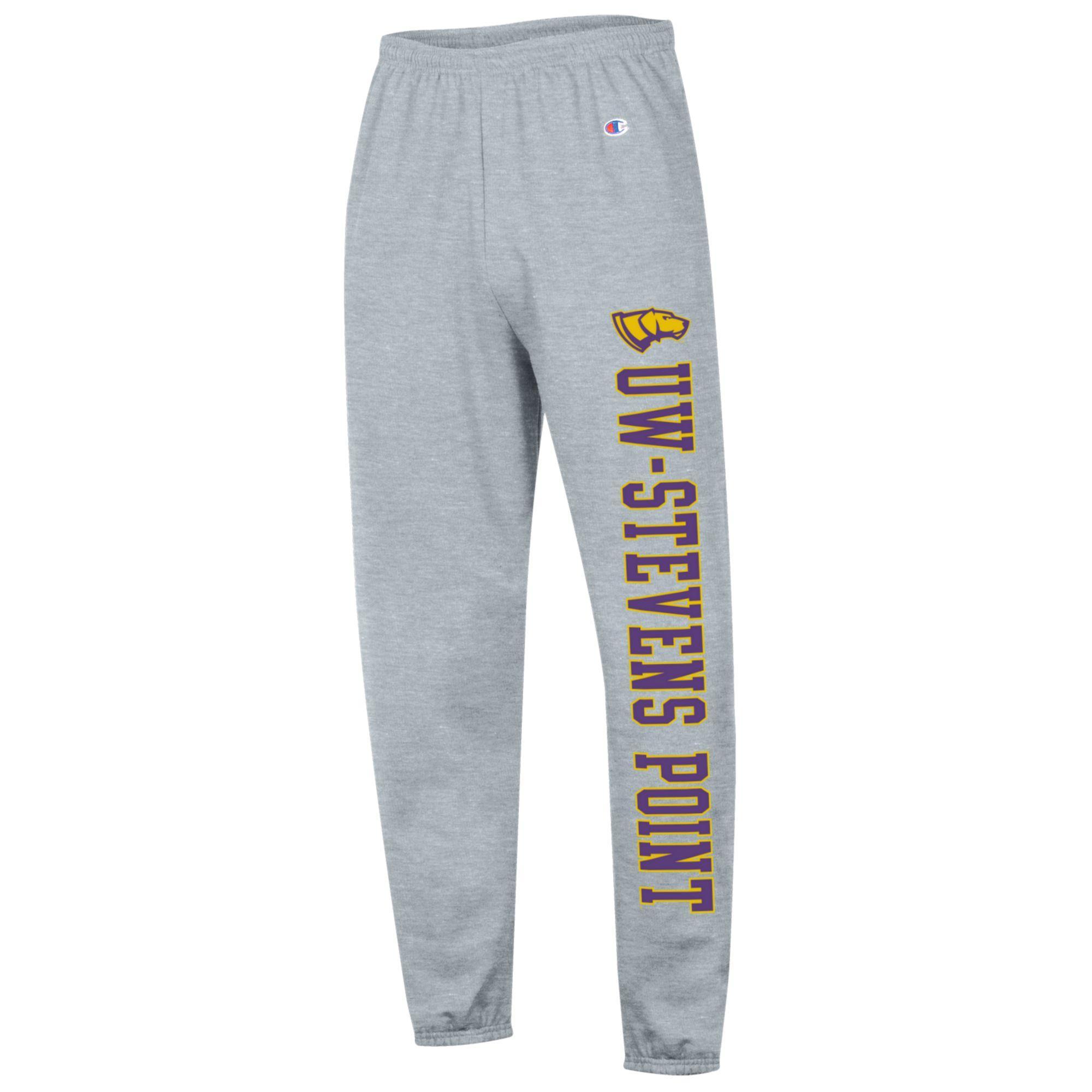 Product image 1 of 1 for UWSP Champion Powerblend Branded Pant, Heather Grey