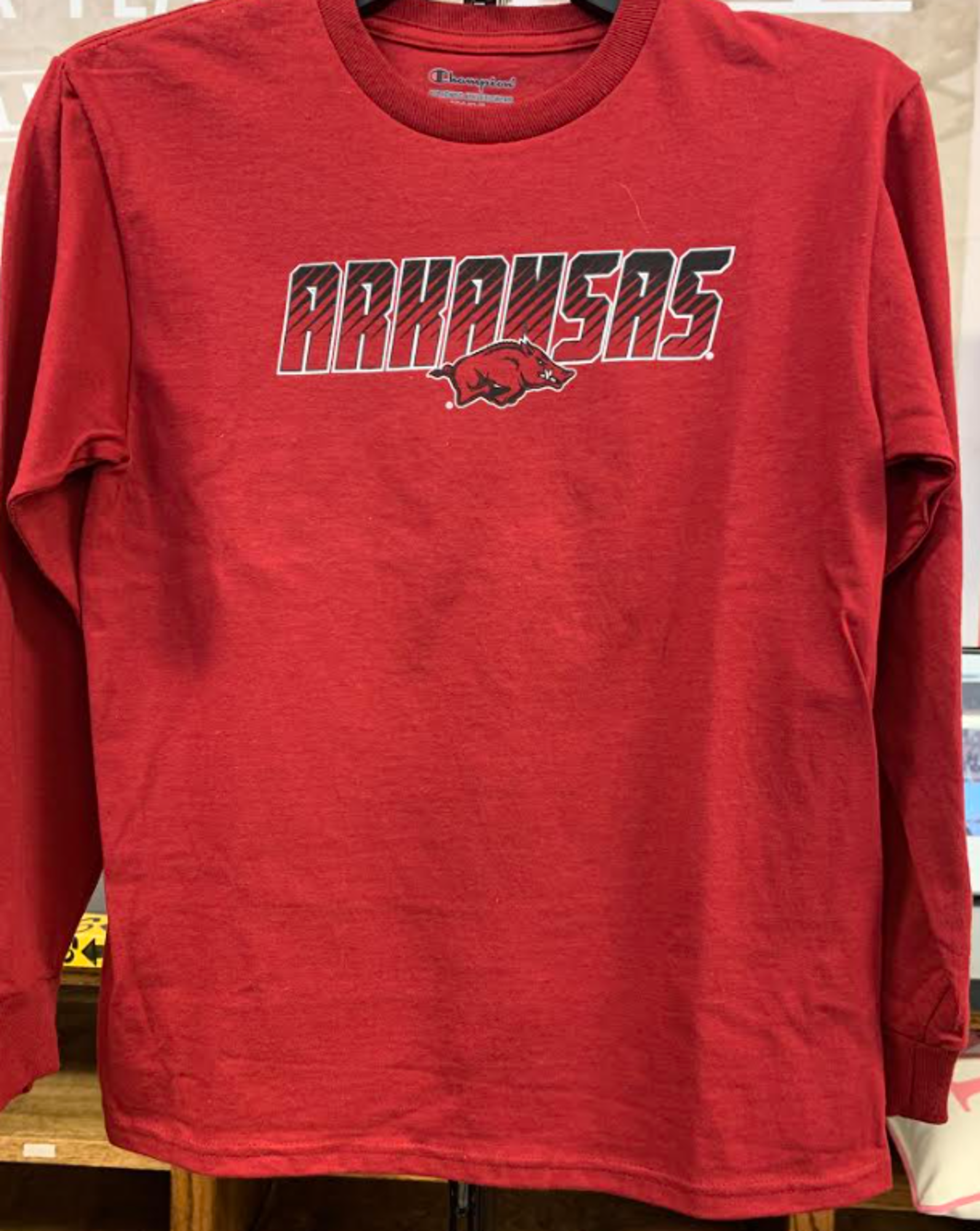 image of: Arkansas Razorbacks Youth Long Sleeve Tee