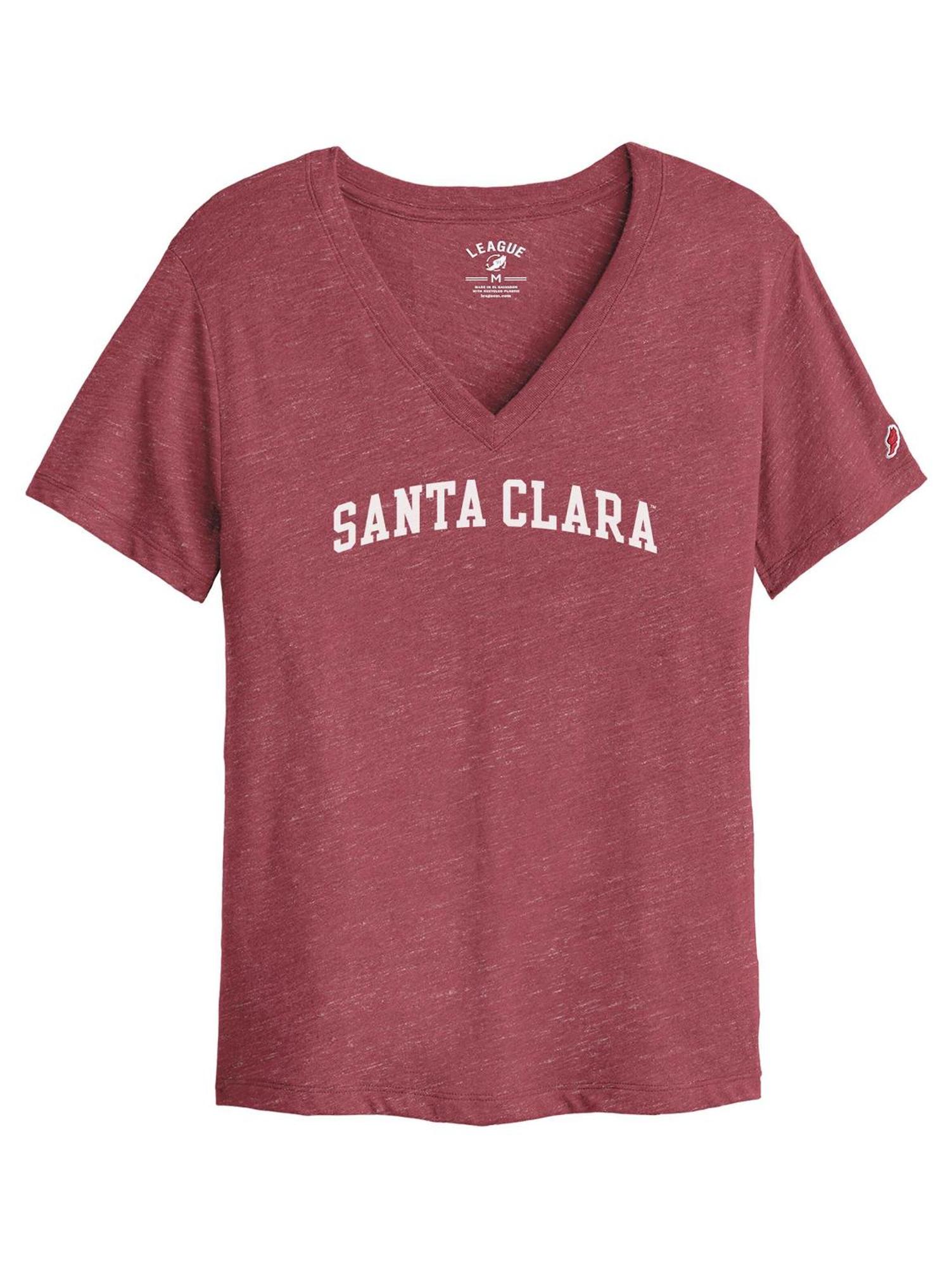 Product image 4 of 4 for Santa Clara Broncos Women's Intramural Boyfriend V-Neck Short Sleeve Tee