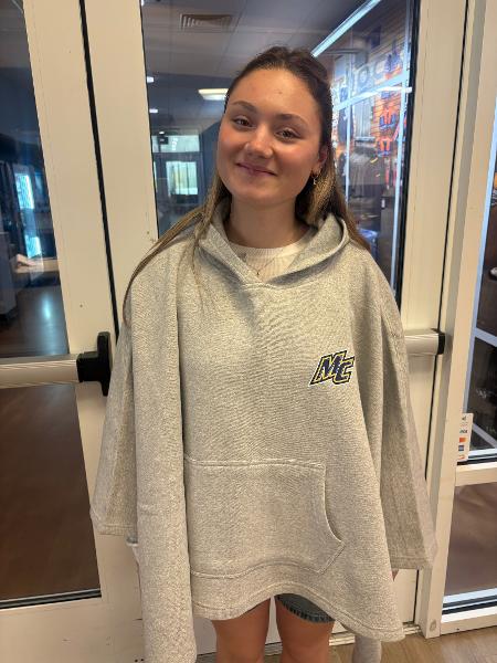 GameDay Fleece Poncho; $54.99