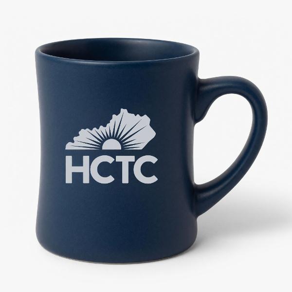 KHCTC 19 OZ MUG UNIVERSITY LOGO NAVY; $14.99